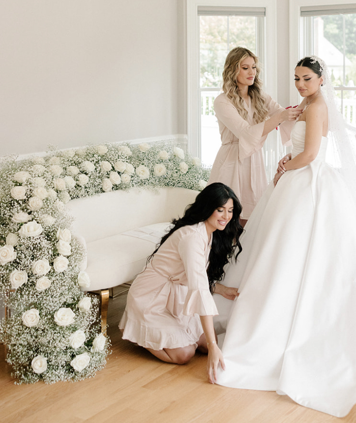 Bride and Sofa